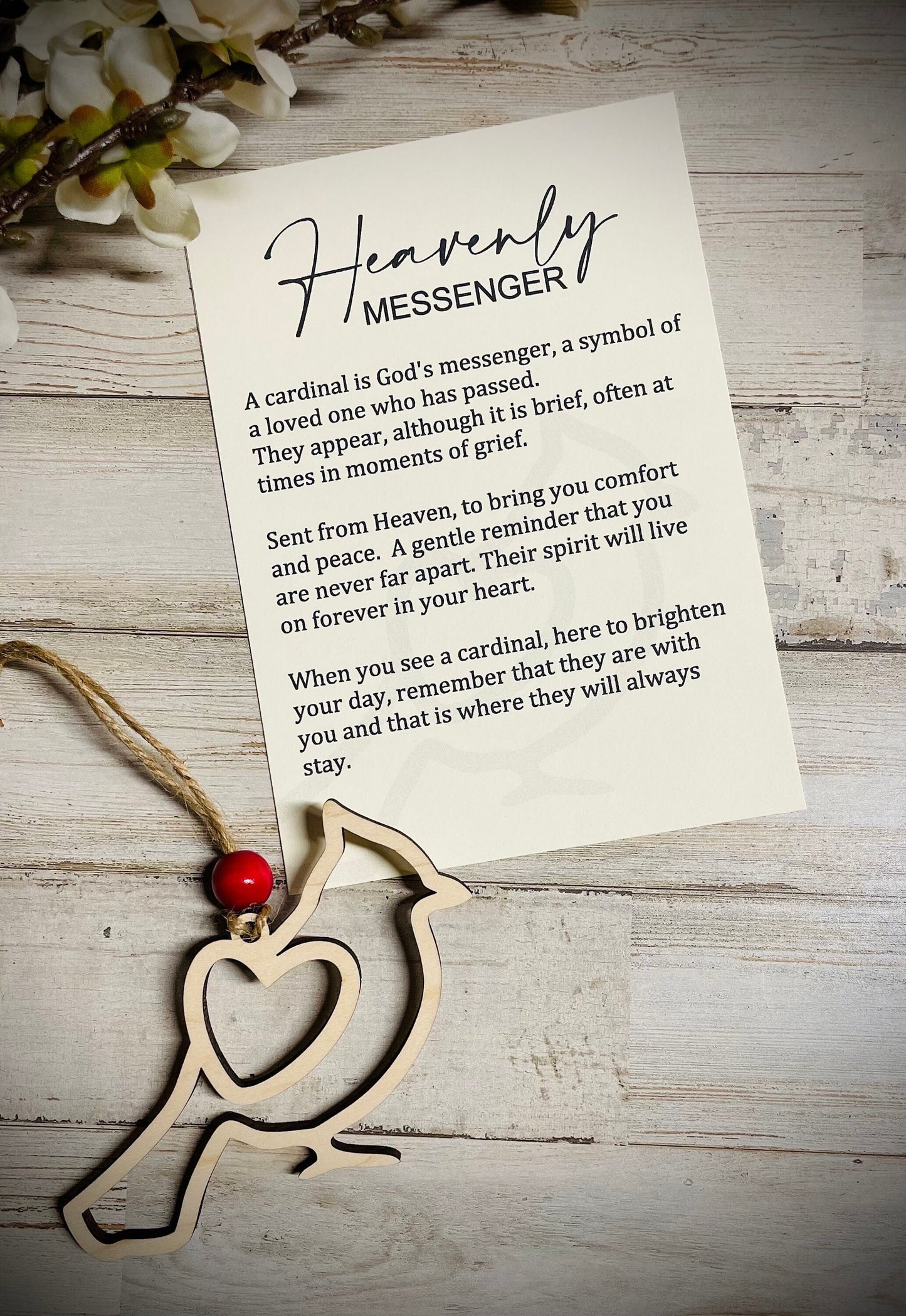 Heavenly Messenger Cardinal Ornament