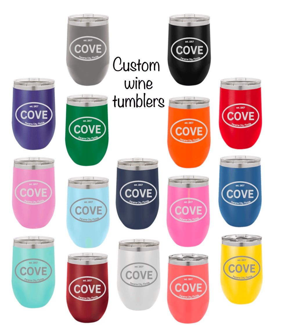 Custom COVE 16 oz wine tumbler